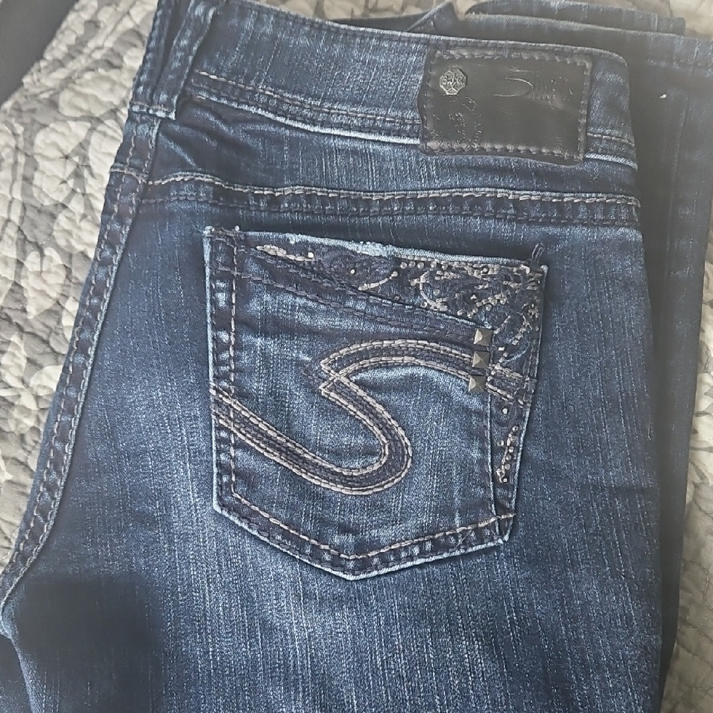 Silver Jeans Women's Boot Cut in Deep Indigo
